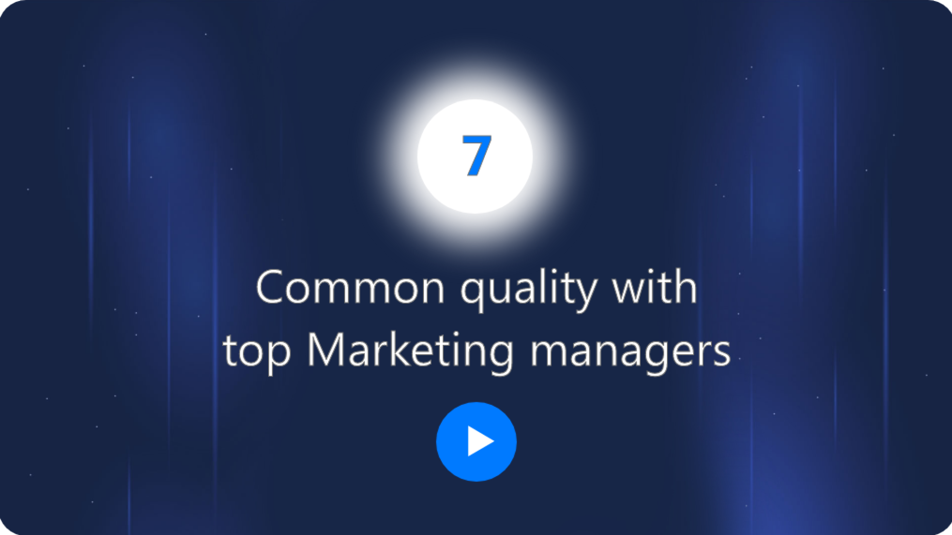 Common quality with top Marketing managers